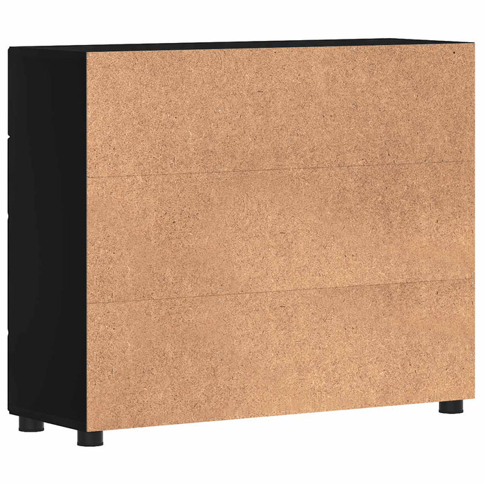 Dulap din Lemn Negru 88,5 x 30,5 x 73 cm Lemn compozit WALTI