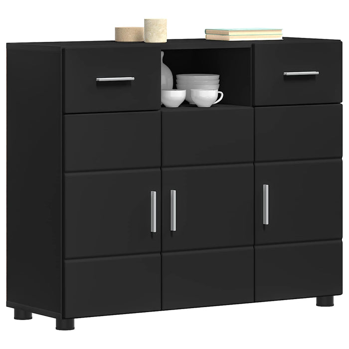 Dulap din Lemn Negru 88,5 x 30,5 x 73 cm Lemn compozit WALTI