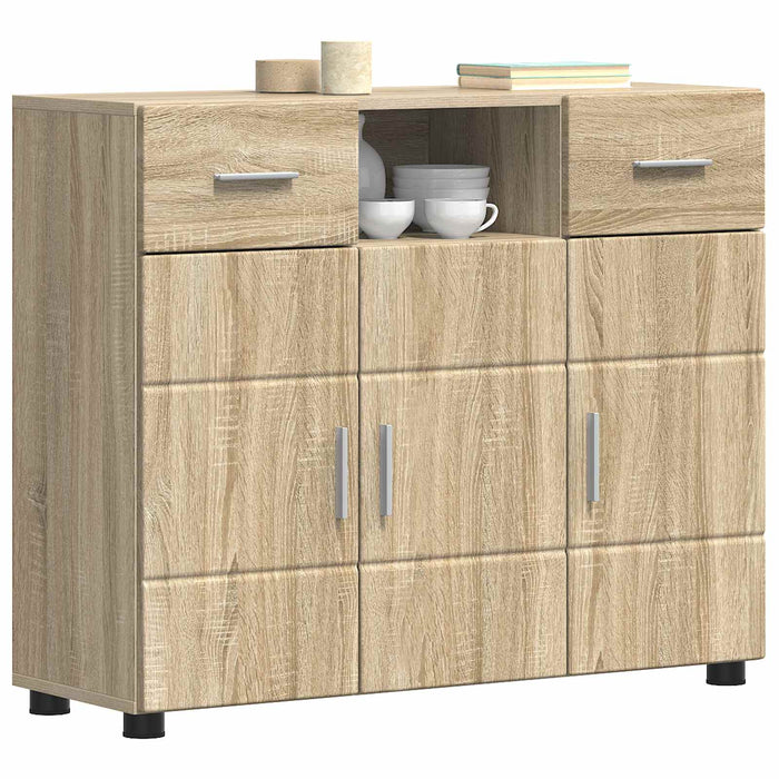 Dulap din Lemn Stejar Sonoma 88,5 x 30,5 x 73 cm Lemn compozit WALTI