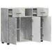 Dulap din Lemn Gri din beton 88,5 x 30,5 x 73 cm Lemn compozit - WALTI WALTI
