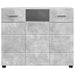 Dulap din Lemn Gri din beton 88,5 x 30,5 x 73 cm Lemn compozit - WALTI WALTI