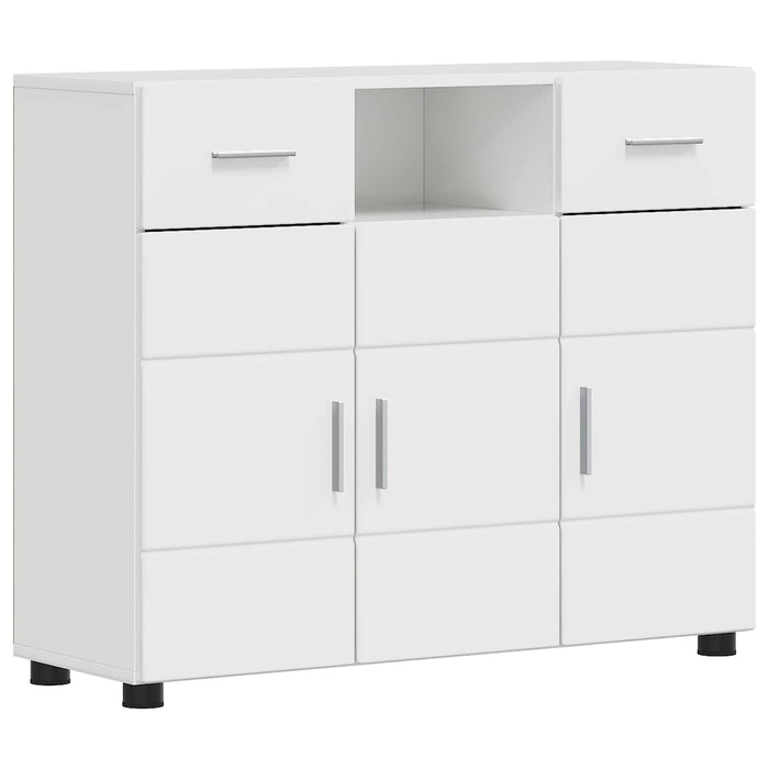Dulap din Lemn Alb lucios 88,5 x 30,5 x 73 cm Lemn compozit WALTI