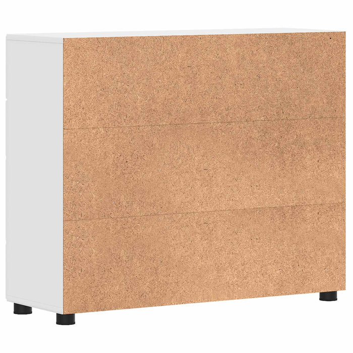Dulap din Lemn Alb lucios 88,5 x 30,5 x 73 cm Lemn compozit WALTI