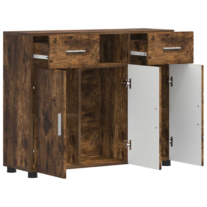 Dulap din Lemn Stejar fumuriu 88,5 x 30,5 x 73 cm Lemn compozit WALTI