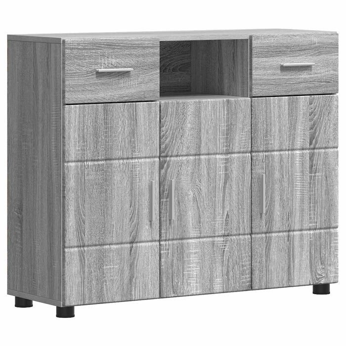 Dulap din Lemn Gri Sonoma 88,5 x 30,5 x 73 cm Lemn compozit WALTI