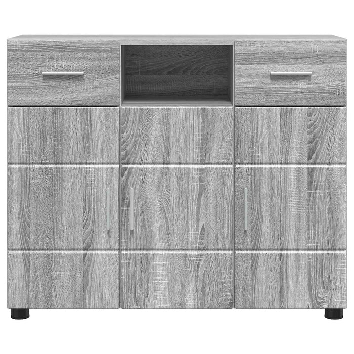 Dulap din Lemn Gri Sonoma 88,5 x 30,5 x 73 cm Lemn compozit WALTI