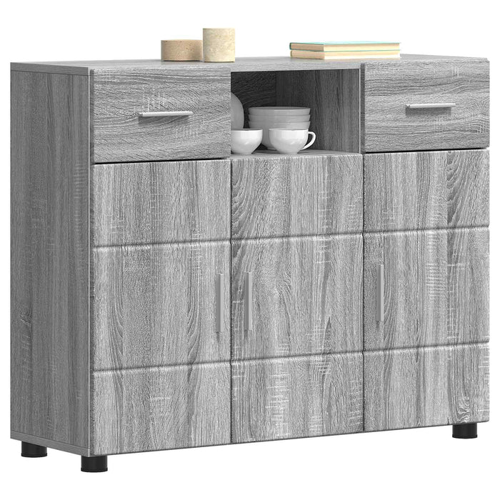 Dulap din Lemn Gri Sonoma 88,5 x 30,5 x 73 cm Lemn compozit WALTI