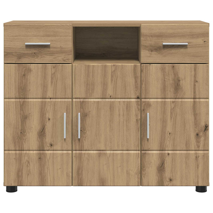 Dulap din Lemn cu sertar Stejar Artizanal 88,5 x 30,5 x 73 cm WALTI