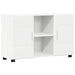 Bufet cu raft cu ușă Alb 88,5 x 30,5 x 55,5 cm Lemn compozit - WALTI WALTI