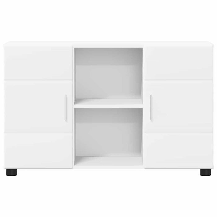 Bufet cu raft cu ușă Alb 88,5 x 30,5 x 55,5 cm Lemn compozit - WALTI WALTI