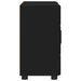 Bufet cu raft cu ușă Negru 88,5 x 30,5 x 55,5 cm Lemn compozit - WALTI WALTI
