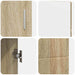 Bufet cu raft Stejar Sonoma 88,5 x 30,5 x 55,5 cm Lemn compozit - WALTI WALTI