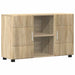 Bufet cu raft Stejar Sonoma 88,5 x 30,5 x 55,5 cm Lemn compozit - WALTI WALTI