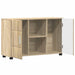 Bufet cu raft Stejar Sonoma 88,5 x 30,5 x 55,5 cm Lemn compozit - WALTI WALTI