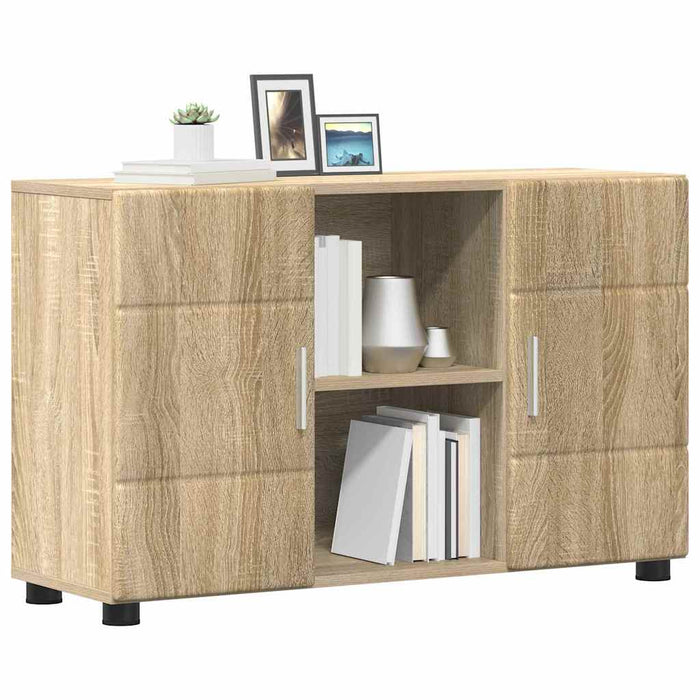 Bufet cu raft Stejar Sonoma 88,5 x 30,5 x 55,5 cm Lemn compozit - WALTI WALTI