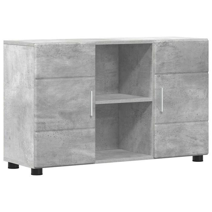 Bufet FLORIN Gri din beton 88,5 x 30,5 x 55,5 cm Lemn compozit WALTI