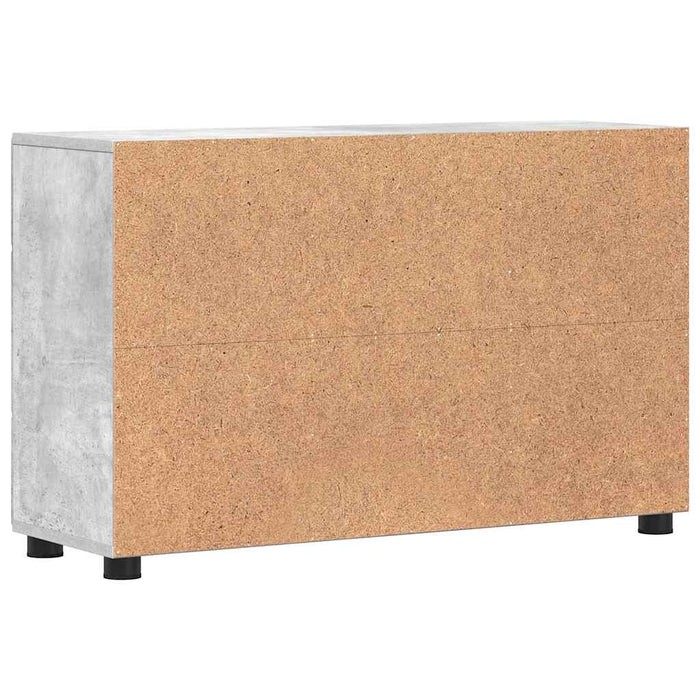 Bufet FLORIN Gri din beton 88,5 x 30,5 x 55,5 cm Lemn compozit WALTI