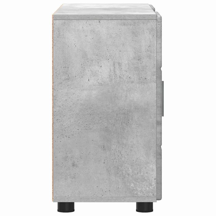 Bufet FLORIN Gri din beton 88,5 x 30,5 x 55,5 cm Lemn compozit WALTI