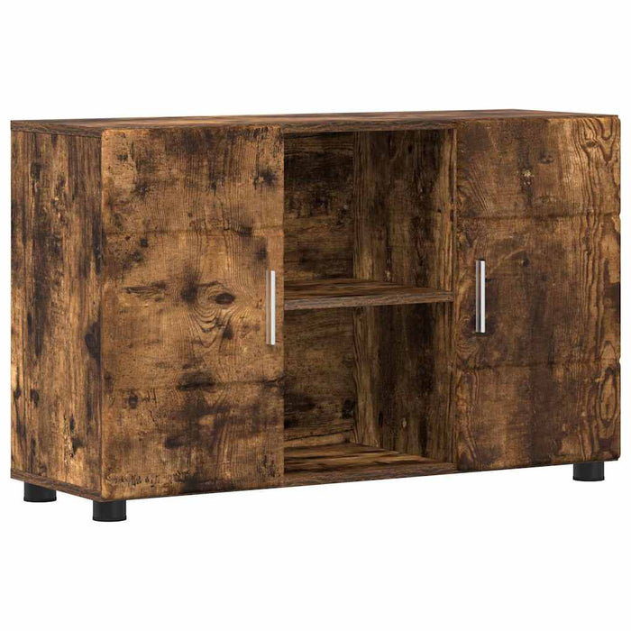 Bufet cu ușă Stejar fumuriu 88,5 x 30,5 x 55,5 cm Lemn compozit - WALTI WALTI