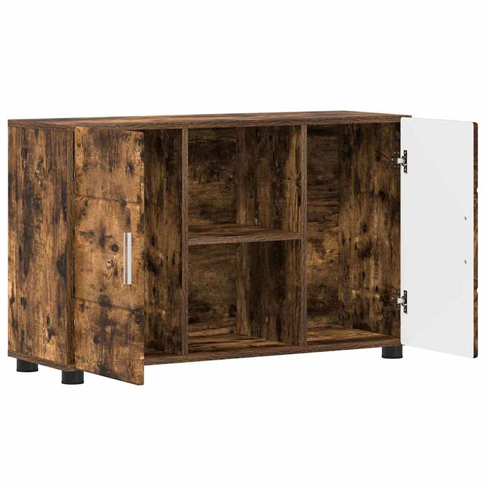 Bufet cu ușă Stejar fumuriu 88,5 x 30,5 x 55,5 cm Lemn compozit - WALTI WALTI