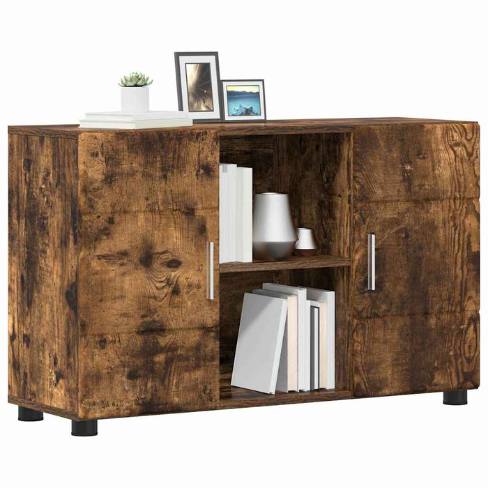 Bufet cu ușă Stejar fumuriu 88,5 x 30,5 x 55,5 cm Lemn compozit - WALTI WALTI