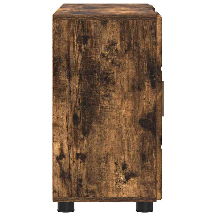 Bufet cu ușă Stejar fumuriu 88,5 x 30,5 x 55,5 cm Lemn compozit - WALTI WALTI