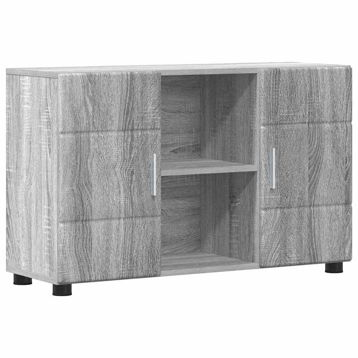 Bufet cu raft Gri Sonoma 88,5 x 30,5 x 55,5 cm Lemn compozit - WALTI WALTI
