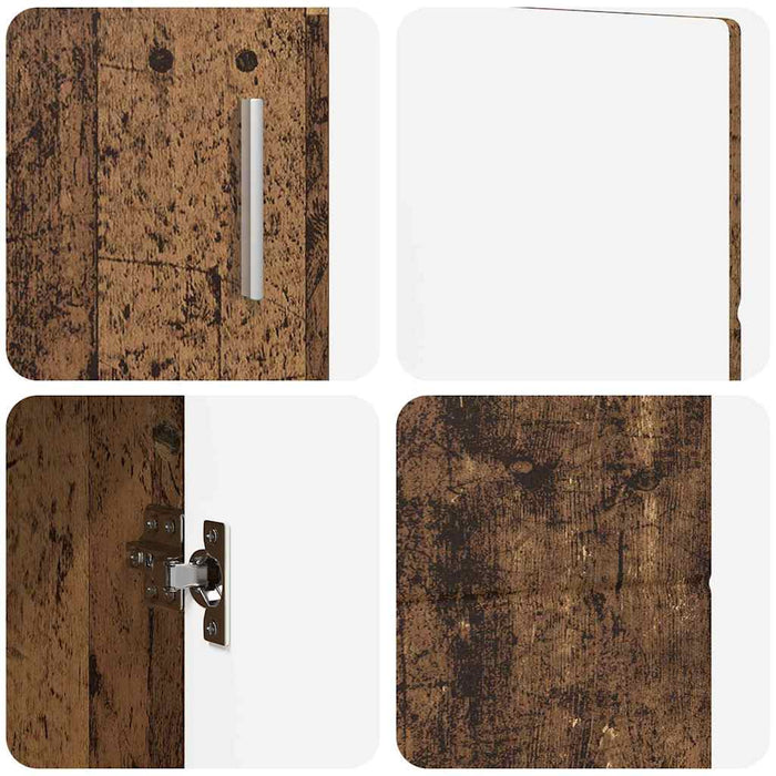Bufet cu raft Lemn vechi 88,5 x 30,5 x 55,5 cm Lemn compozit - WALTI WALTI