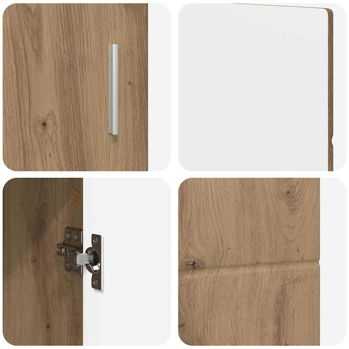 Bufet Stejar Artizanal 88,5 x 30,5 x 55,5 cm Lemn compozit - WALTI WALTI