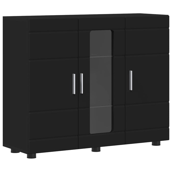 Dulap din Lemn Negru 88,5 x 30,5 x 73 cm Lemn compozit WALTI