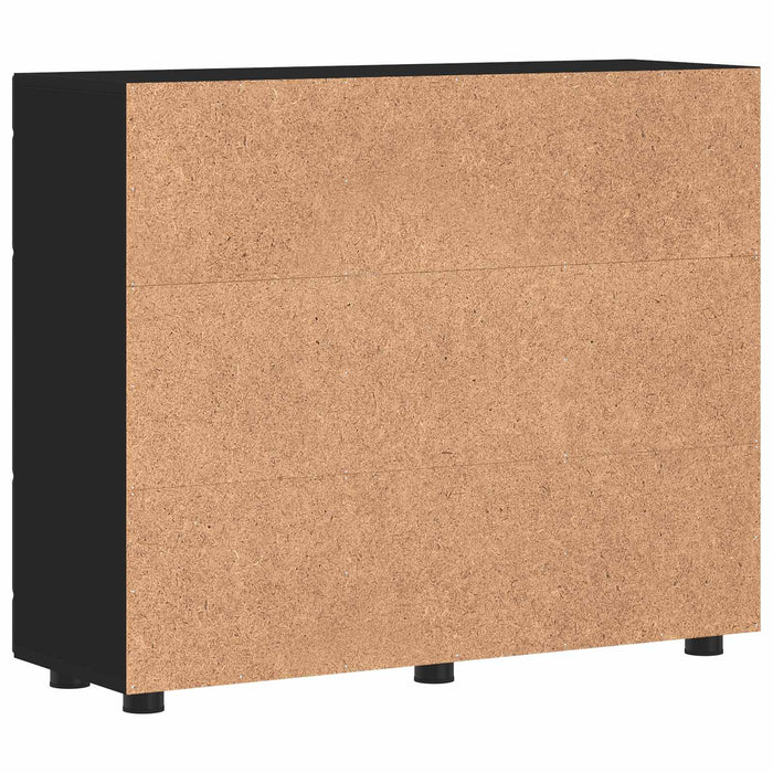 Dulap din Lemn Negru 88,5 x 30,5 x 73 cm Lemn compozit WALTI