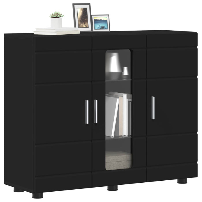 Dulap din Lemn Negru 88,5 x 30,5 x 73 cm Lemn compozit WALTI