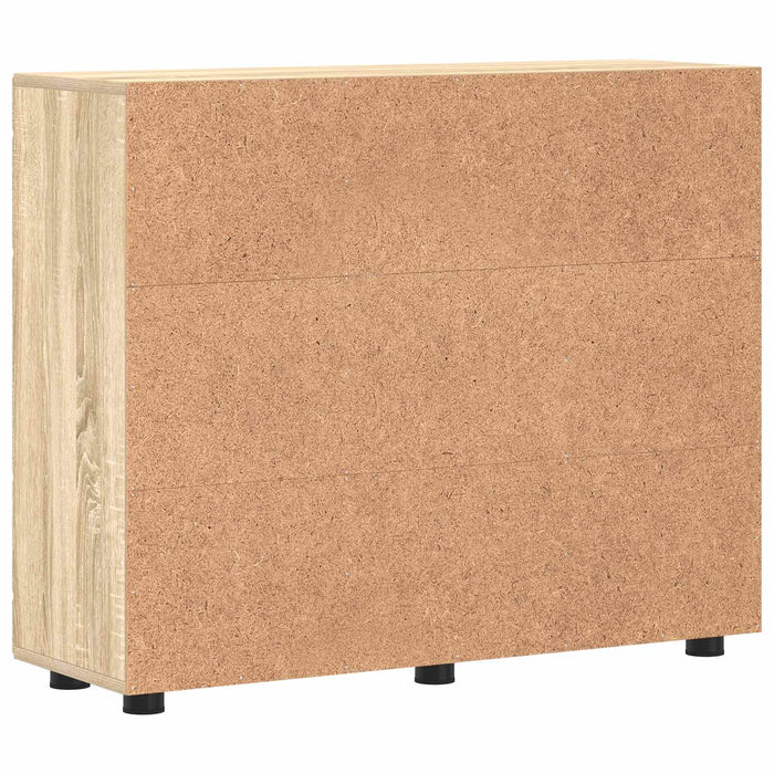 Dulap din Lemn Stejar Sonoma 88,5 x 30,5 x 73 cm Lemn compozit WALTI