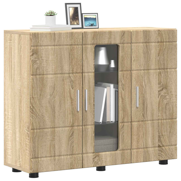 Dulap din Lemn Stejar Sonoma 88,5 x 30,5 x 73 cm Lemn compozit WALTI