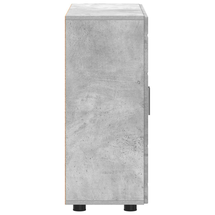 Dulap din Lemn Gri din beton 88,5 x 30,5 x 73 cm Lemn compozit WALTI