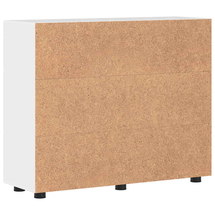 Dulap din Lemn Alb lucios 88,5 x 30,5 x 73 cm Lemn compozit WALTI