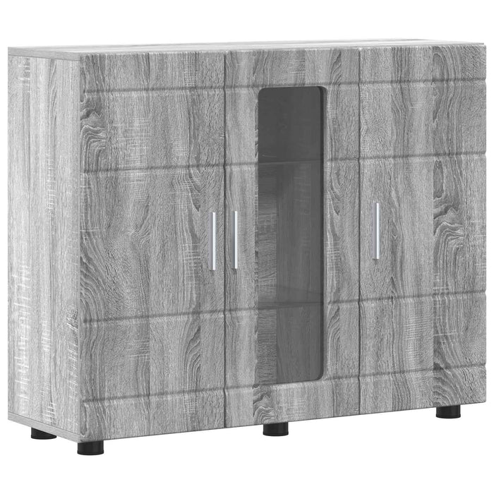 Dulap din Lemn Gri Sonoma 88,5 x 30,5 x 73 cm Lemn compozit WALTI
