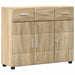 Bufet cu raft Stejar Sonoma 88,5 x 30,5 x 73 cm Lemn compozit - WALTI WALTI