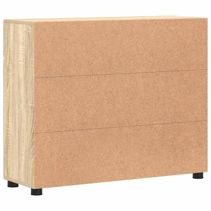 Bufet cu raft Stejar Sonoma 88,5 x 30,5 x 73 cm Lemn compozit - WALTI WALTI