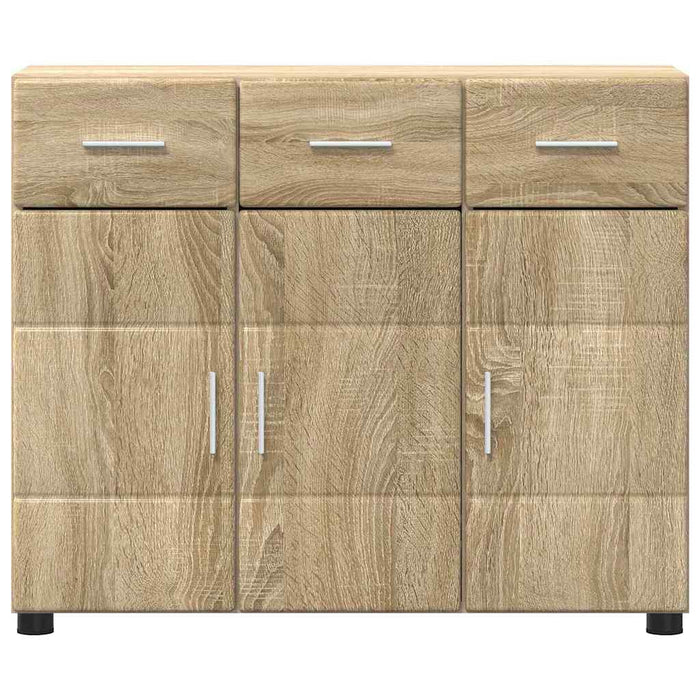 Bufet cu raft Stejar Sonoma 88,5 x 30,5 x 73 cm Lemn compozit - WALTI WALTI