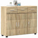 Bufet cu raft Stejar Sonoma 88,5 x 30,5 x 73 cm Lemn compozit - WALTI WALTI