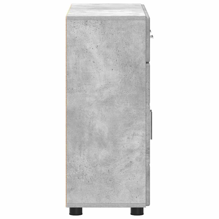 Bufet FLORIN Gri din beton 88,5 x 30,5 x 73 cm Lemn compozit WALTI