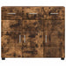 Bufet cu raft Stejar fumuriu 88,5 x 30,5 x 73 cm Lemn compozit - WALTI WALTI