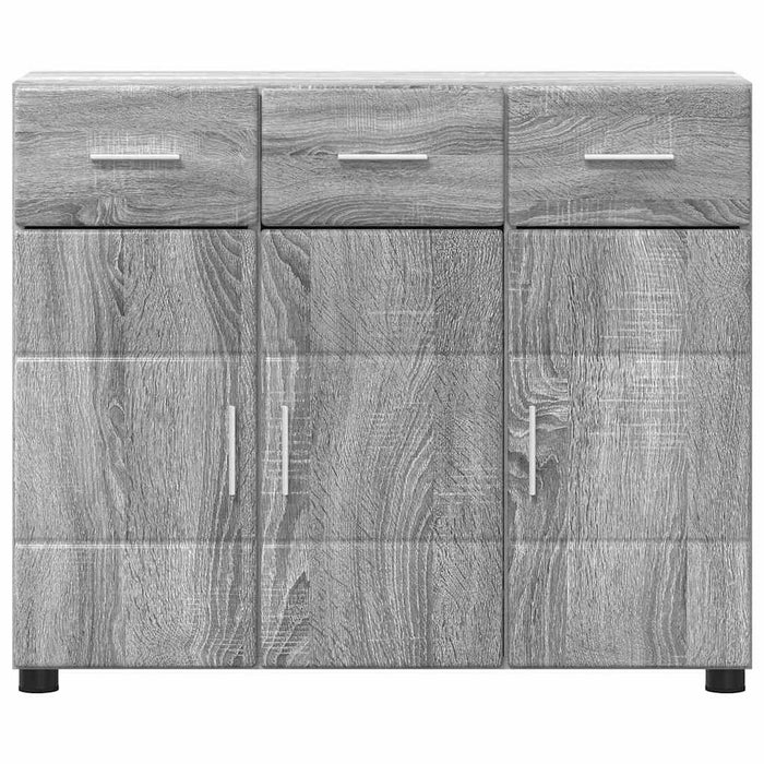 Bufet cu raft Gri Sonoma 88,5 x 30,5 x 73 cm Lemn compozit - WALTI WALTI