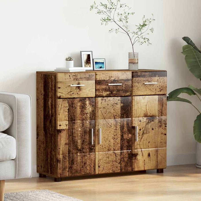 Bufet cu raft Lemn vechi 88,5 x 30,5 x 73 cm Lemn compozit - WALTI WALTI