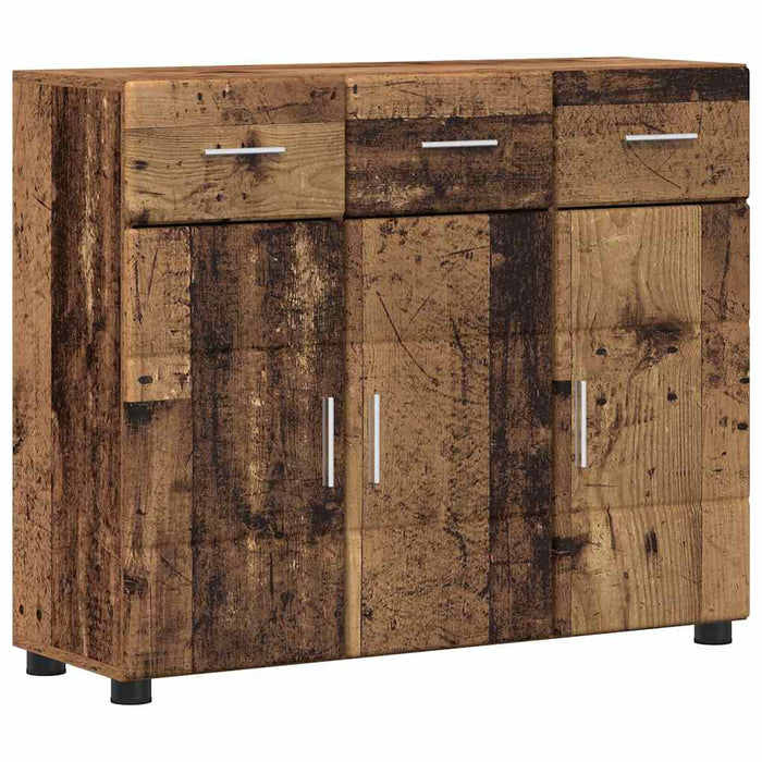 Bufet cu raft Lemn vechi 88,5 x 30,5 x 73 cm Lemn compozit - WALTI WALTI