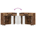 Bufet cu raft Lemn vechi 88,5 x 30,5 x 73 cm Lemn compozit - WALTI WALTI