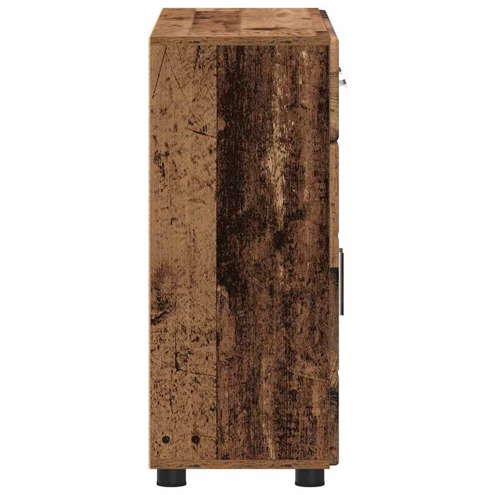 Bufet cu raft Lemn vechi 88,5 x 30,5 x 73 cm Lemn compozit - WALTI WALTI