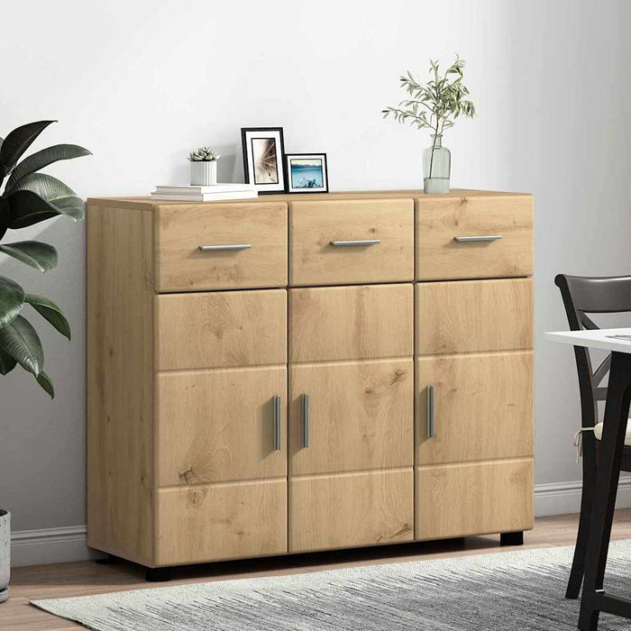 Bufet cu ușă Stejar Artizanal 88,5 x 30,5 x 73 cm Lemn compozit - WALTI WALTI