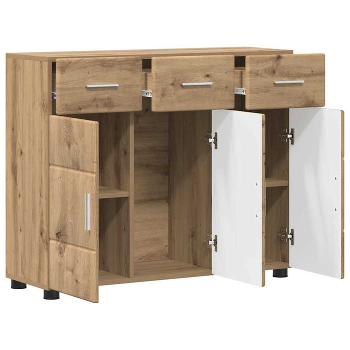 Bufet cu ușă Stejar Artizanal 88,5 x 30,5 x 73 cm Lemn compozit - WALTI WALTI